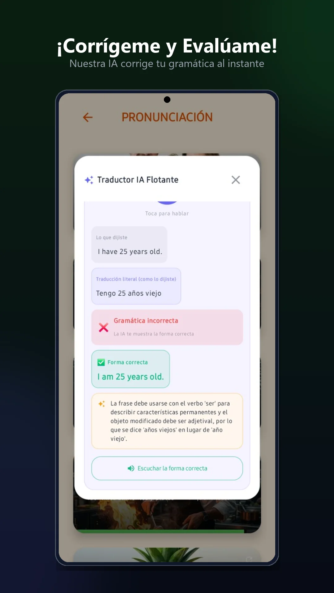 Traductor IA Flotante